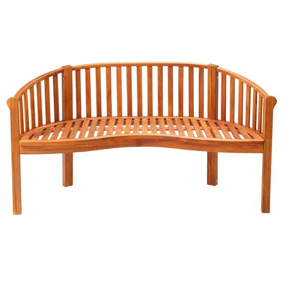 Garden Gear - Acacia 3-Person Banana Bench